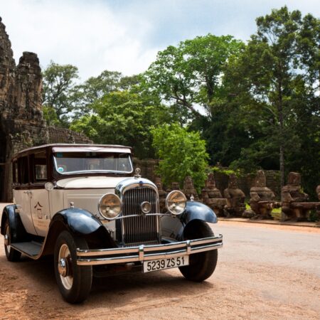 Siem Reap, Unveil the Magic of Angkor in a vintage car