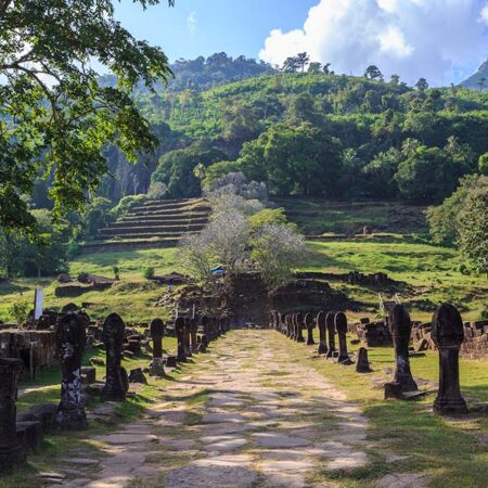 Champasak, Champasak – Sunrise at Wat Phou – Sunset Cruise