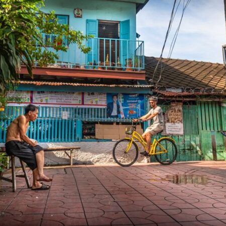 Bangkok, Biking through the green heart of Bangkok