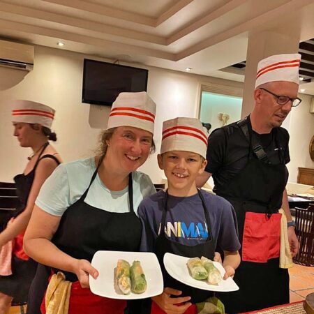 Phnom Penh, Khmer Cooking class and a Mekong sunset
