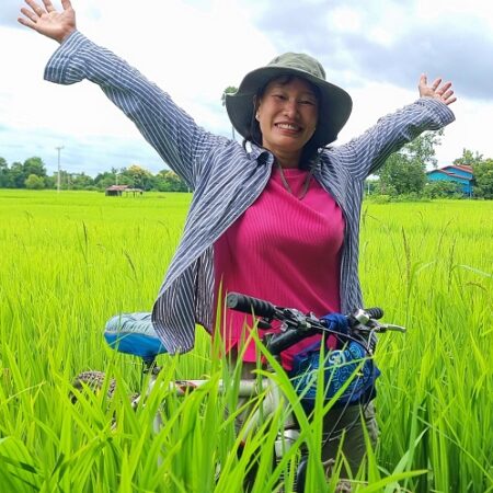 Champasak, Don Khone via the 4000 islands by boat and mountain bike